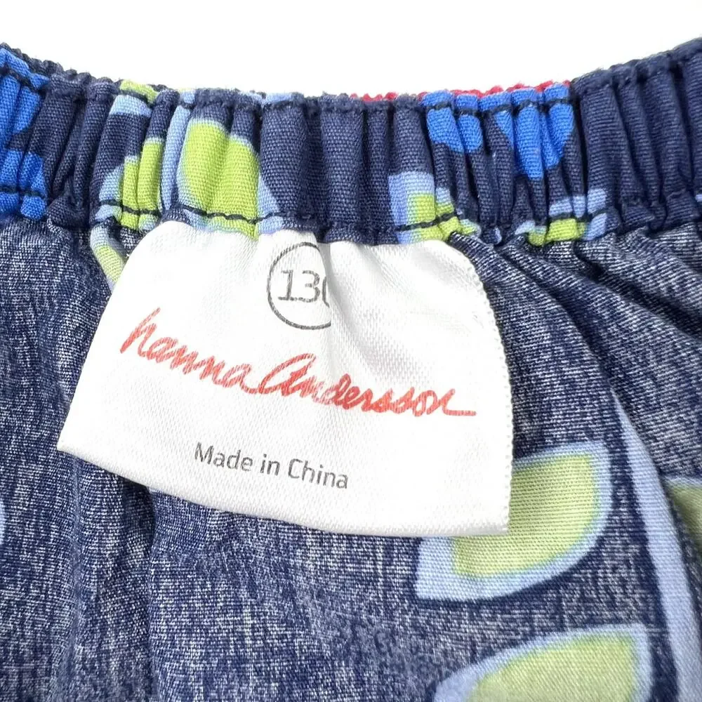 Hanna Andersson Navy Floral Shift Dress